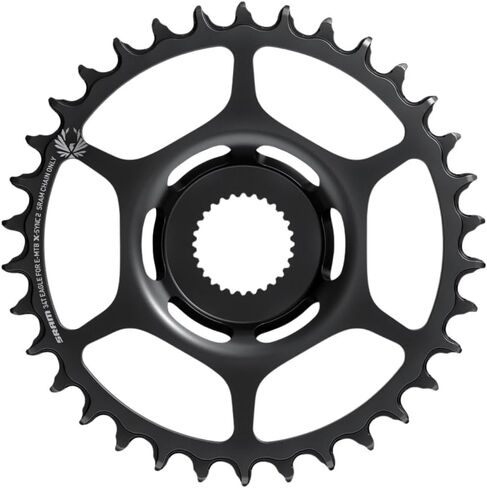 SRAM 34t Bosch Direct Mount 11/12-Speed X-Sync2 Eagle Chainring, Black in Saudi Arabia