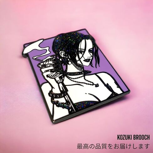 NANA Pin Enamel NANA Osaki Komatsu Pin Anime Manga Pin Rock Pin Black stone Pin Music Pin Hard Enamel in Saudi Arabia
