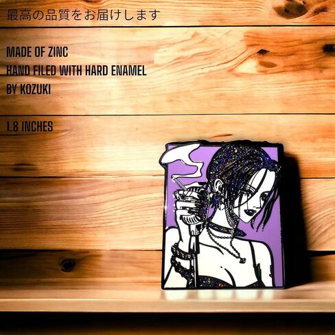 NANA Pin Enamel NANA Osaki Komatsu Pin Anime Manga Pin Rock Pin Black stone Pin Music Pin Hard Enamel in Saudi Arabia