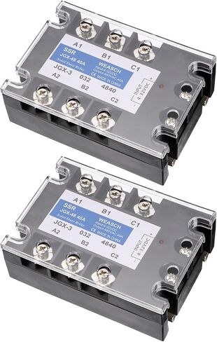 3 Phase Solid State Relay, JGX-48 40A, DC to AC, Input 4-32VDC to Output 480VAC 40A (1) in Saudi Arabia
