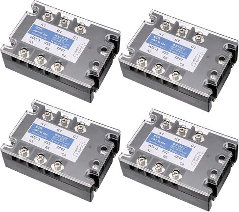 3 Phase Solid State Relay, JGX-48 40A, DC to AC, Input 4-32VDC to Output 480VAC 40A (1) in Saudi Arabia