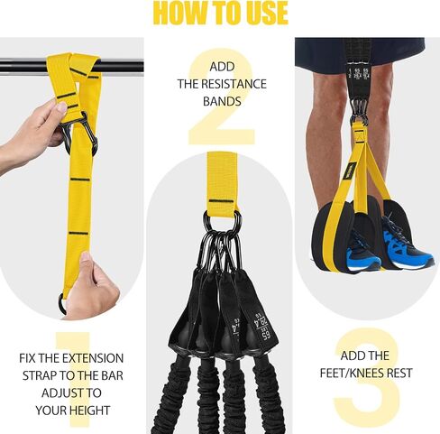Pull Up Assistance Bands 260lbs, Heavy Pull Up Bands Resistance Bands for Pull Ups Working Out with Feet Rest, Pull Up Bar Bands Assistance Bands Strength Training Workout Equipment, Height Adjustable in Saudi Arabia