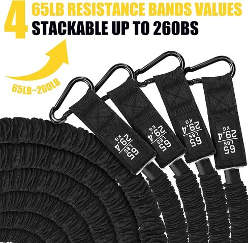 Pull Up Assistance Bands 260lbs, Heavy Pull Up Bands Resistance Bands for Pull Ups Working Out with Feet Rest, Pull Up Bar Bands Assistance Bands Strength Training Workout Equipment, Height Adjustable in Saudi Arabia