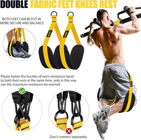 Pull Up Assistance Bands 260lbs, Heavy Pull Up Bands Resistance Bands for Pull Ups Working Out with Feet Rest, Pull Up Bar Bands Assistance Bands Strength Training Workout Equipment, Height Adjustable in Saudi Arabia