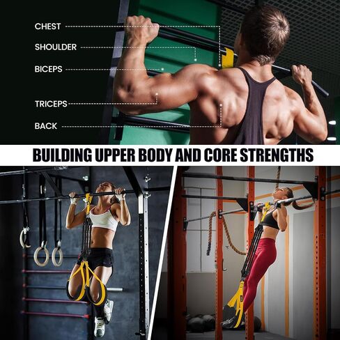 Pull Up Assistance Bands 260lbs, Heavy Pull Up Bands Resistance Bands for Pull Ups Working Out with Feet Rest, Pull Up Bar Bands Assistance Bands Strength Training Workout Equipment, Height Adjustable in Saudi Arabia