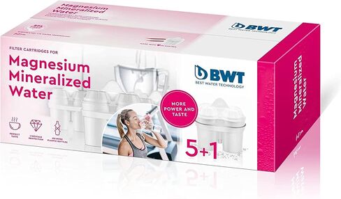 BWT 6 عبوات طويلة العمر Mg2+ خرطوشة لفلاتر المياه، سعة 120 لتر in Kuwait