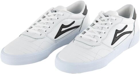Lakai Cambridge Mens Skate Shoes, White Leather, 13 in Saudi Arabia