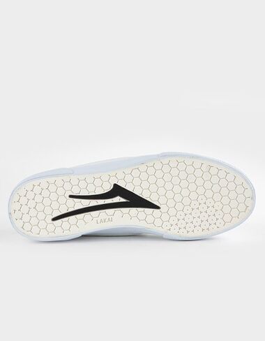 Lakai Cambridge Mens Skate Shoes, White Leather, 13 in Saudi Arabia