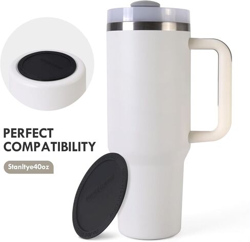 Rubber Bottom for Stanley 40 oz Cup, Protective Non Slip Silicone Bottoms Tumbler Bumpers in Kuwait