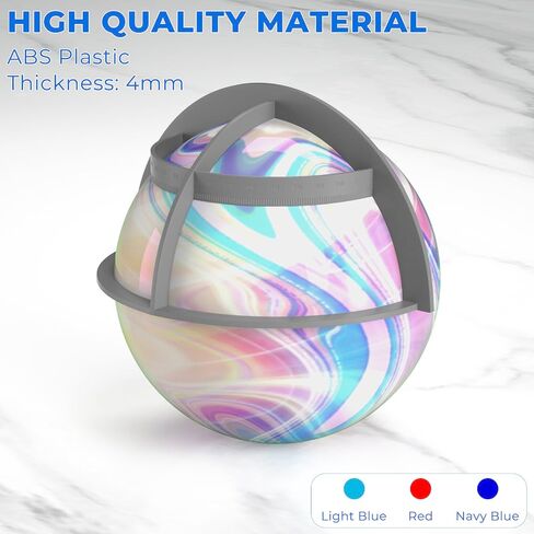 AUTOVIC Bowling Ball Quarter Scale Layout Tool, Blue 3D Printed Grips Pro Sect Quarter Scale, Lightweight ABS Plastic Measuring Span Gauge Ball Layout Degrees in Saudi Arabia
