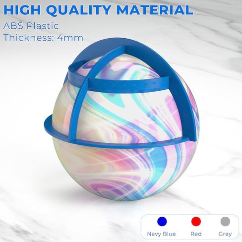 AUTOVIC Bowling Ball Quarter Scale Layout Tool, Blue 3D Printed Grips Pro Sect Quarter Scale, Lightweight ABS Plastic Measuring Span Gauge Ball Layout Degrees in Saudi Arabia