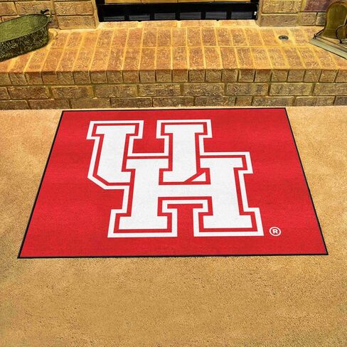 FANMATS - سجادة 1528 NCAA University of Houston Cougars المصنوعة من النايلون للوجه مقاس 19 بوصة × 30 بوصة in Saudi Arabia