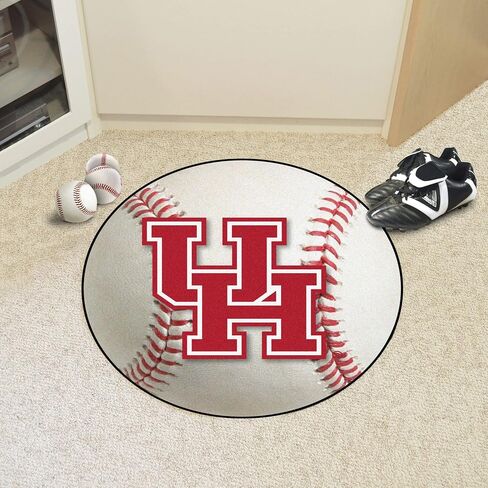 FANMATS - سجادة 1528 NCAA University of Houston Cougars المصنوعة من النايلون للوجه مقاس 19 بوصة × 30 بوصة in Saudi Arabia