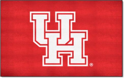 FANMATS - سجادة 1528 NCAA University of Houston Cougars المصنوعة من النايلون للوجه مقاس 19 بوصة × 30 بوصة in Saudi Arabia