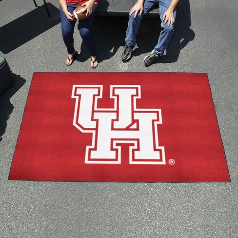 FANMATS - سجادة 1528 NCAA University of Houston Cougars المصنوعة من النايلون للوجه مقاس 19 بوصة × 30 بوصة in Saudi Arabia