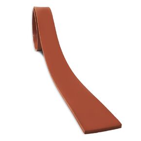 Rubber Sheet, Silicone, Rubber Width 2 in, Rubber Length 2 ft, Rubber Thickness 3/16 in, 60A, Plain Backing