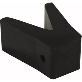 3005.2187 Transom Saver - Rubber V-Block Only, Black