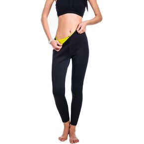 Ausom Womens Slimming Neoprene Hot Thermo Long Pants Leggings Waist Sweat Body Shapers Sauna Suit for Weight Loss