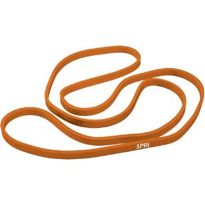 SPRI Superbands - Resistance Band for Assisted Pull-ups, Core Fitness, and Strength Training Resistance Exercises - Versatile Tool for Flexibility, Stamina, and Balance - 0.5", Orange