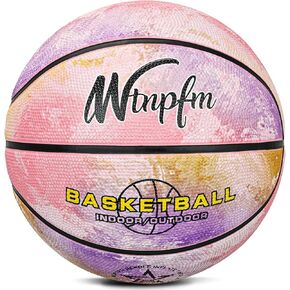 Kids Basketball Size 3 (22"),Youth Basketball Size 5(27.5") Training Basketball for Beginner(Boys&Girls) Premium Rubber Indoor Outdoor Basketballs for Age Under 12