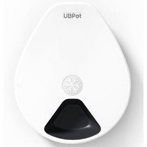 وحدة تغذية أوتوماتيكية للقطط من UBPET F10، موزع رقمي ل5 وجبات للحيوانات الأليفة مع تبريد طويل الأمد، 3 إعدادات للتبريد in Kuwait