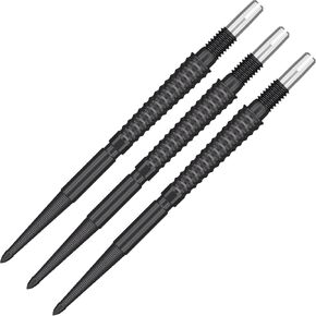 TARGET Darts Swiss Point Storm Dart Points, LNC (3 Pack Set of Tips) 26MM/30MM/35MM – Gold/Silver/Black | Change Dart Points, Swiss Storm Points, Professional Darts Accessories