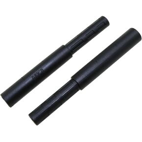 heyous 2PCS Black Carbon Fibre Golf Club Extension Golf Club Fitting Suitable for Push in Telescopic Club Extension