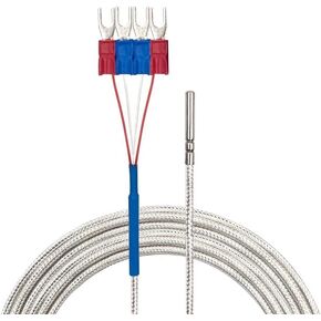 TL4200, 4 Wires Class A RTD PT100 Temperature Sensor/Probe, -200~200°C / -328~392°F, 2 Meter Long