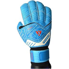 Vizari Replica F.P. Goalkeeper Gloves with Finger Protection and Superior Grip | Enhanced Control, Secure Wrist Support, All-Weather Use