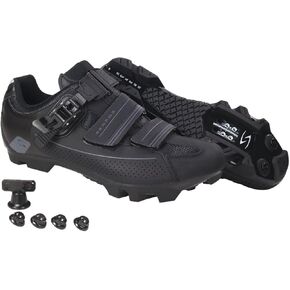 Serfas Men's Switchback Buckle Mountain Bike Shoe - SMM-501B (Black - 47)