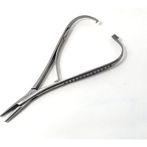 Mathieu Ligature Elastic Placing Plier 5.5" Needle Holder Driver Ligature Separator Placer Elastomeric Orthodontic Premium Grade Instruments