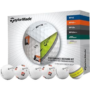 TaylorMade Performance Decision Kit Golf Balls #1-#4 12-Ball Pack