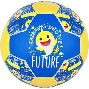 Capelli Sport Baby Shark Size 3 Soccer Ball, Swimming into The Future Kids Mini Soccer Ball, Multi