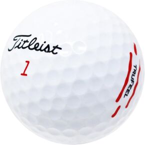 LostGolfBalls - 24 Titleist TruFeel Golf Balls in Pristine Condition, 2023 Year Model, Like New Quality, No Logos, No Player Markings, Recycled Used Golf Balls, White