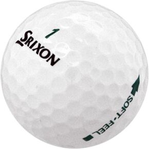 LostGolfBalls - 100 Srixon Soft Feel Golf Balls in Mint Condition, Recycled Used Golf Balls, AAAAA Quality, White