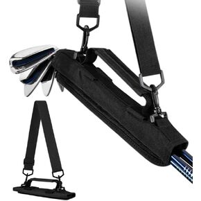 Lightweight Portable Golf Club Bag, Mini Sunday Bag for 5 Clubs with Adjustable Shoulder Straps
