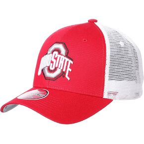Zephyr Men's Ohio Sate Buckeyes Adjustable Snapback Hat Big Rig, Ohio State Buckeyes Red, Adjustable