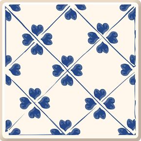 Spanish Portuguese Azulejo Style Peel and Stick Backsplash Tile Stickers Set of 16 pcs(5.9_33)