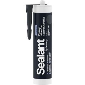 Clear Transparent Construction Hybrid Polymer Sealant Adhesive 13.1oz All-in-One Weatherproof Waterproof Paintable Indoor Outdoor Strong Window Door RV Roof Wood Plastic Metal Gutter Brick - 3 Pack