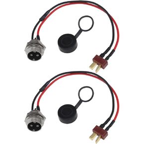 SING F LTD 2PCS Electric Scooter Charging Port Power Cable Scooter Charging Interface Plug Power Cord Compatible with Kugoo M4 Electric Scooter Accessory