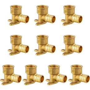 (عبوة من 2) تركيبات تجعيد الكوع EFIELD Pex 3/4 بوصة × 1/2 بوصة أنثى NPT