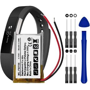36mAh FB406 Battery Replacement for Fitbit Alta Activity Tracker and Smart Fitness Watch with Repair Tool Kits