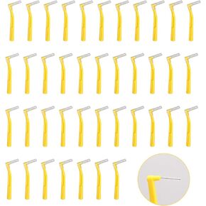40pcs Interdental Brushes Braces Flossers, Reusable Dental Brushes Between Teeth, Braces Brush Floss for Braces Toothbrush, Proxy Brushes Dental Picks, 0.7mm