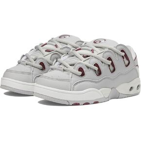 Osiris Men's D3 OG Skate Shoe, Grey/Grey/Maroon, 11.5