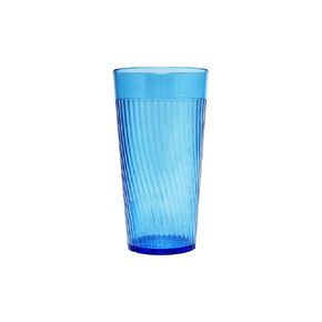 FSE PLPCTB324BL Tumbler, 24 oz. (26 oz. rim full), swirl design, Starburst® pattern base, Pack of 12