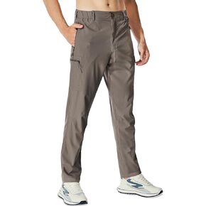 MOURCE Hiking Pants Men Lightweight Quick Dry - Water Resistant Stretch Cargo Pants for Men with 6 Pockets