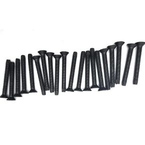 20 Pack 5/16" -18 x 2.5 Inch Pre Oiled Corrosion Resistant Thread Cutting Trailer Deck Floor Board Screws Cargo Wood to Metal Self Tapping