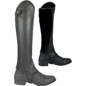 AK Unisex Classic Leather Full Grain Equestrian Horse Riding Half Chaps AKRS-1979