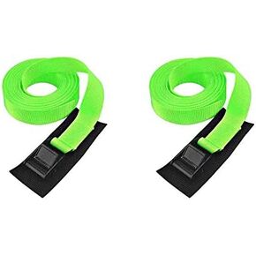 Cam Buckle Straps, 4 Pack Tie Down Straps, Lashing Straps Heavy Duty up to 700lbs, Adjustable for Motorcycle, Cargo, Trucks,Trailer,SUP, Kayak, Canoe, Boat, Pallet, Bicycle,Luggage- Black