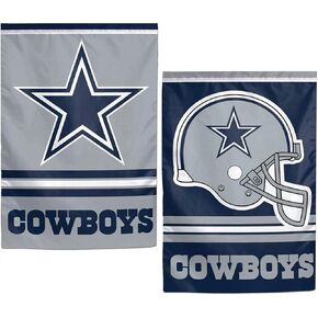 WinCraft NFL Dallas Cowboys WCR08366013 Garden Flag, 12.5'' x 18''